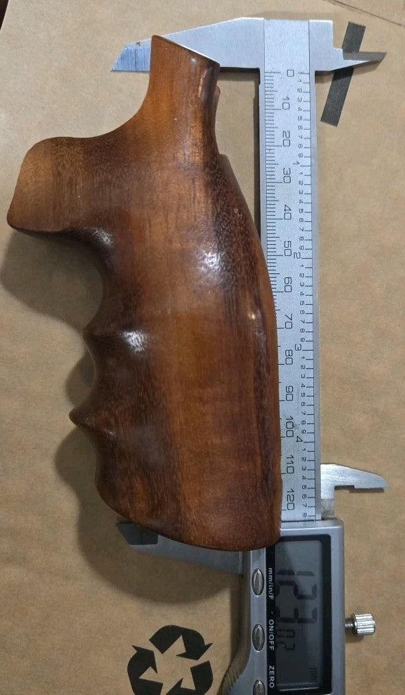 Hogue Pau Ferro CONVERSION Grips for S&W N-FRAME, ROUND BUTT Revolver