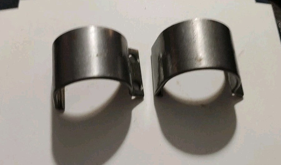 Vintage Weaver 1" Scope Rings Mounts Set Of 2 Silver