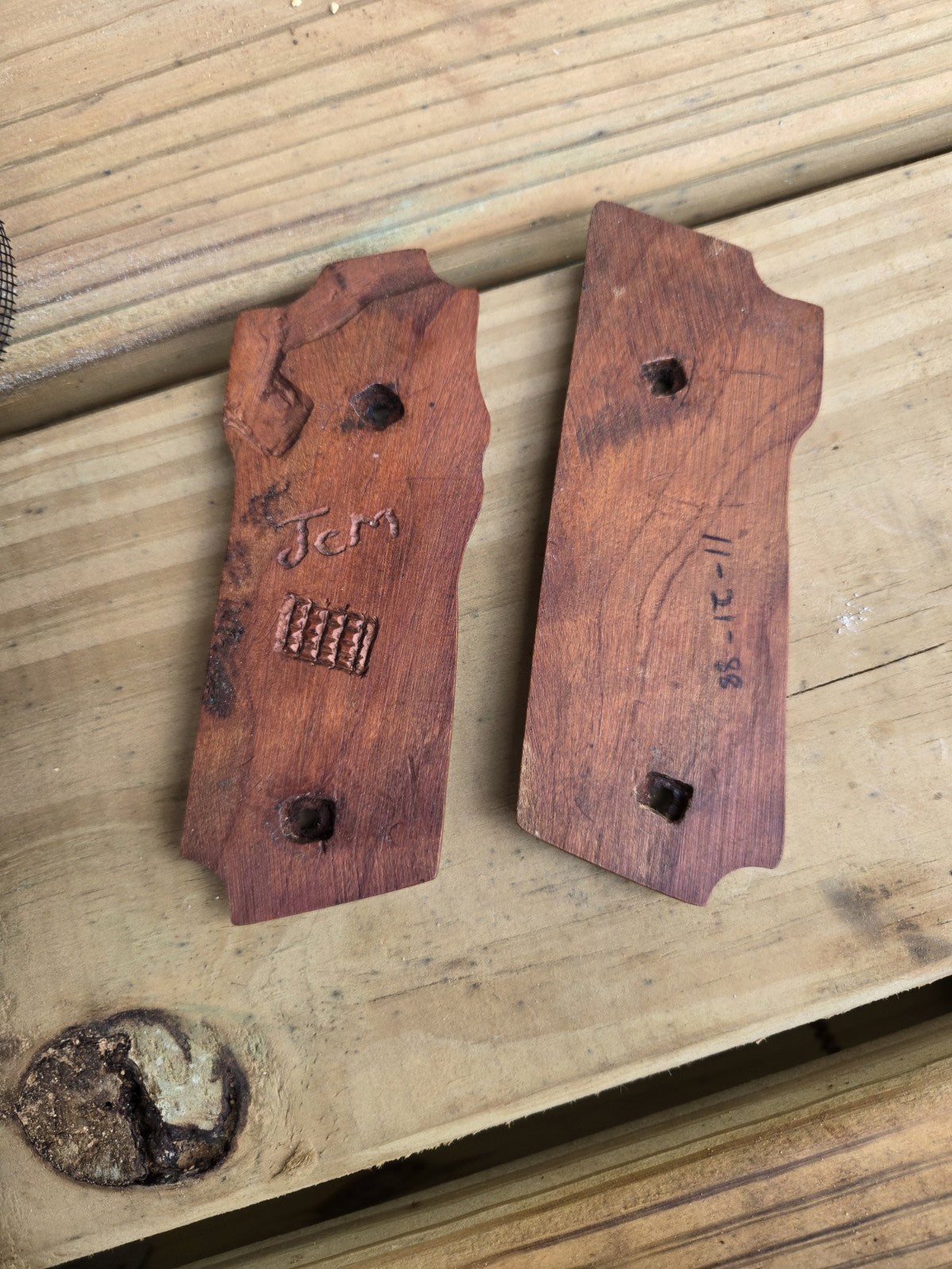 1988 Smith And Wesson Wooden Pistol Grip