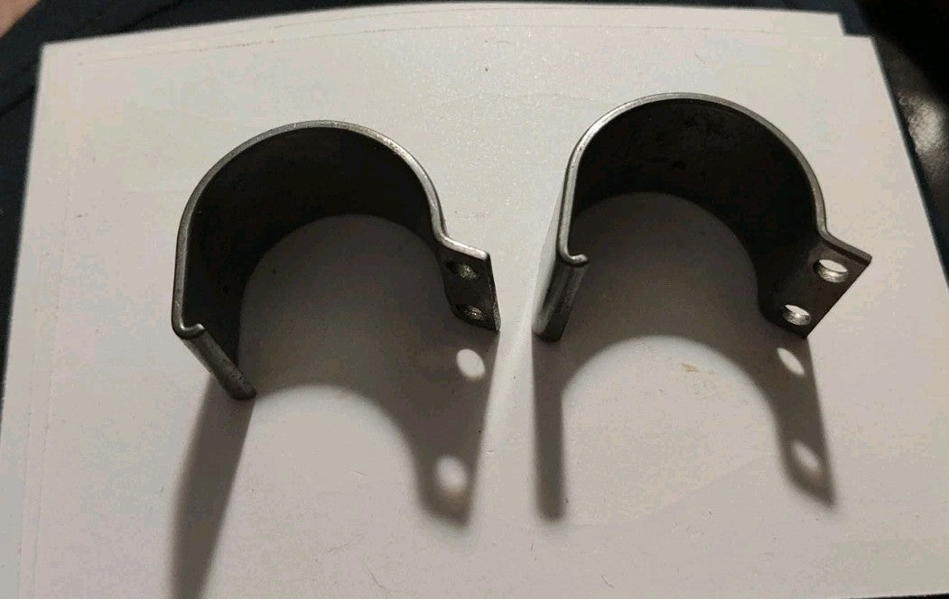 Vintage Weaver 1" Scope Rings Mounts Set Of 2 Silver