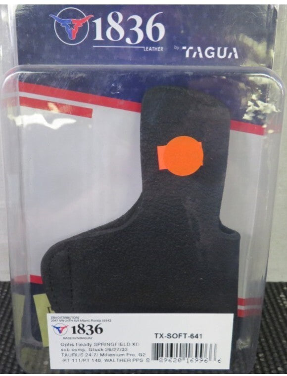 1836 Texas Tagua TX-SOFT-641 TX-SOFT Holster Glock 26, 27, 33