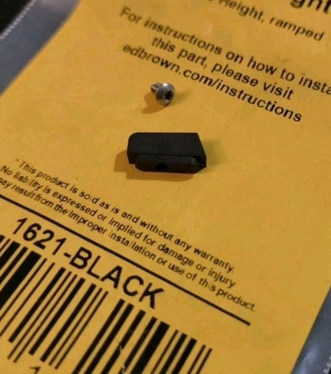 Ed Brown Products 1911 EVO SERIES Front Sight 1621-BLACK .18 Ramped New