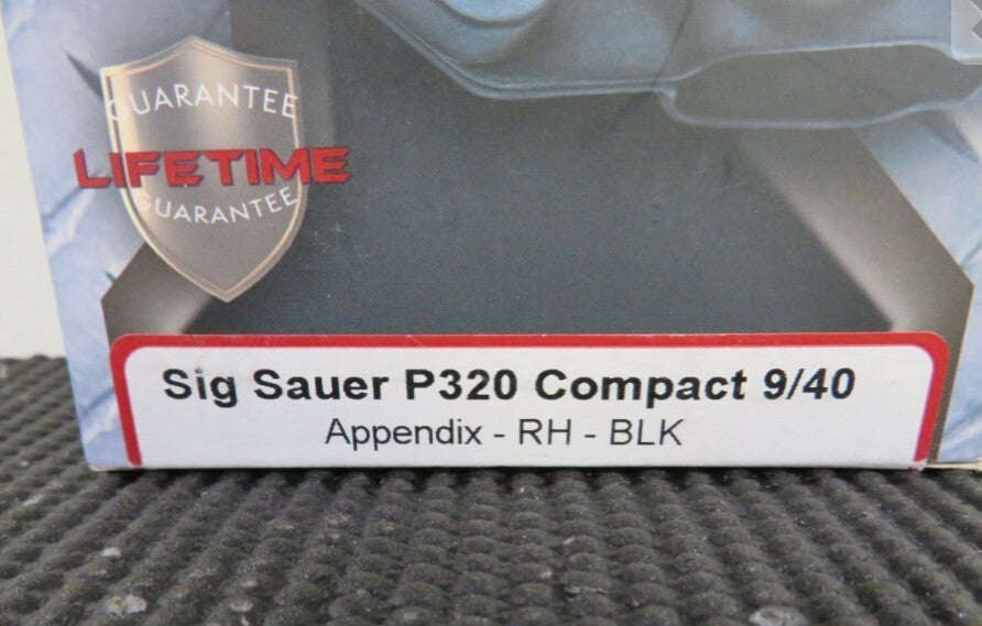 *L.A.G. Tactical Black Liberator MK II Ambidextrous Holster Sig P320C 9/40 80200